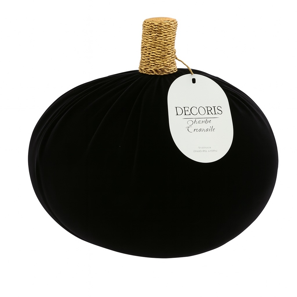 Threshold™ Black Velvet Pumpkin – Gold Stem, Elegant Fall Decor